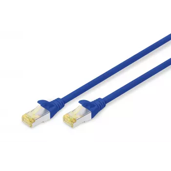 DIGITUS Καλώδιο patch - CAT6a - S/FTP - Snagless - Cu - 3m - μπλε