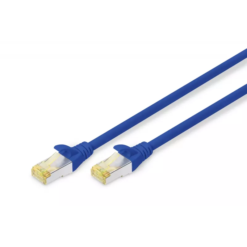 DIGITUS Καλώδιο patch - CAT6a - S/FTP - Snagless - Cu - 3m - μπλε