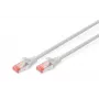 DIGITUS Καλώδιο patch - CAT6 - S/FTP - Snagless - Cu - 50 cm - μαύρο