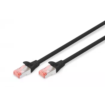 DIGITUS Καλώδιο patch - CAT6 - S/FTP - Snagless - Cu - 2m - μαύρο