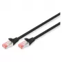 Digitus CAT 6 S/FTP Καλώδιο patch RJ-45 Cat6 3m μαύρο