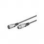 Microconnect XLRMF2 καλώδιο ήχου 2 m XLR (3 ακίδων) μαύρο