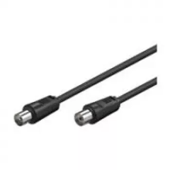Wentronic Goobay 11563 Καλώδιο κεραίας βύσμα/υποδοχή IEC, 7,5 m, μαύρο