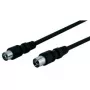 Microconnect COAX025 ομοαξονικό καλώδιο 2,5 m μαύρο