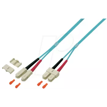EFB Elektronik O0318.1 καλώδιο patch οπτικής ίνας duplex SC-SC OM4, 1 m, βιολετί