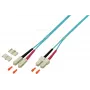 EFB Elektronik O0318.1 καλώδιο patch οπτικής ίνας duplex SC-SC OM4, 1 m, βιολετί