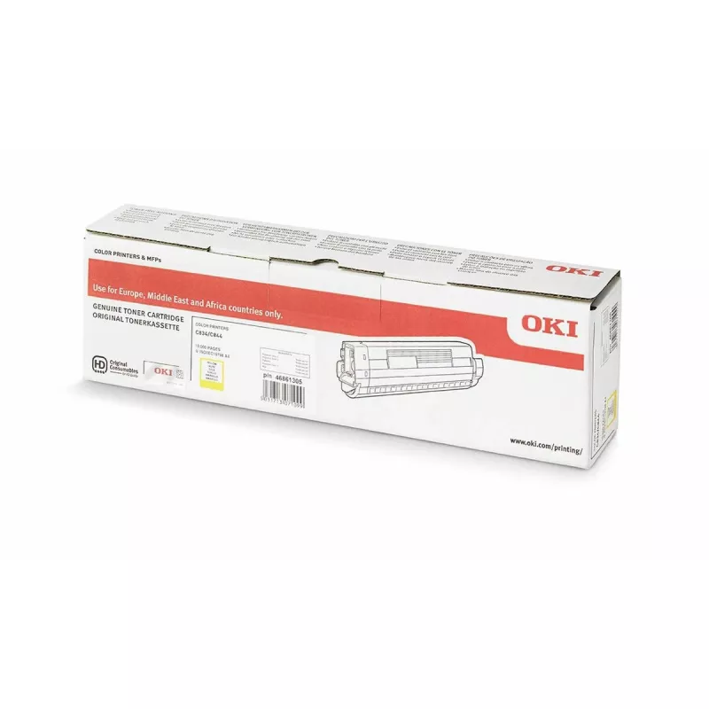 Τόνερ OKI - 10k σελίδες - Κίτρινο