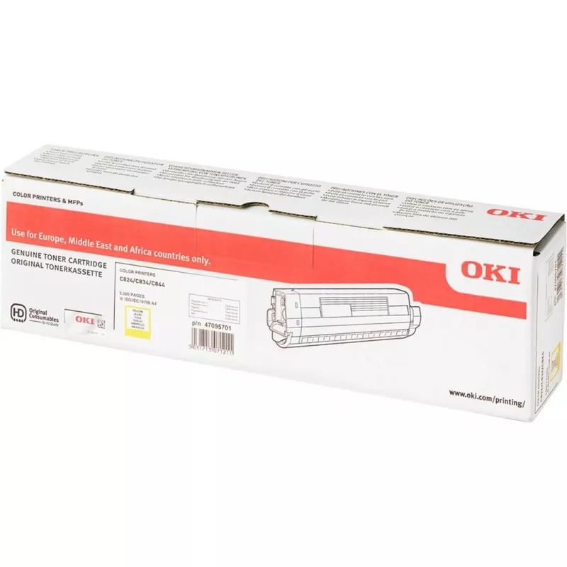 Τόνερ OKI - 5k σελίδες - Κίτρινο