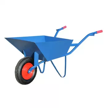 AWTOOLS AW00032 Καρότσι κήπου / Φορείο - Αντοχή 200 kg, 100 L, γαλβανισμένη λεκάνη χάλυβα, Λάστιχα αέρα