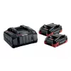 METABO 18V 4.0Ah LiHD Xtreme Μπαταρία 2 τεμ. + ASC 290 Φορτιστής