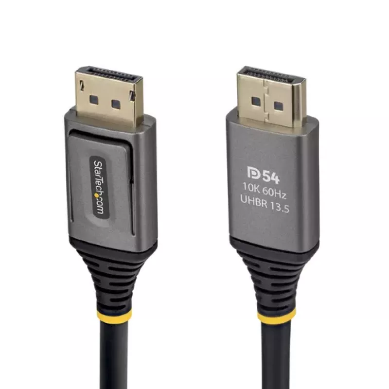 StarTech.com 2m Καλώδιο DisplayPort 2.1 - Πιστοποιημένο DP54 - Μαύρο