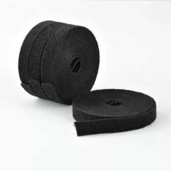 StarTech.com Ρολό Ταινίας Velcro - 4,6 m - Μαύρο (Συσκευασία 4 τεμ.)
