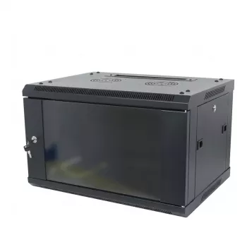 ALLNET SMA-Series 19 ιντσών Επιτοίχιο ντουλάπι 9U 1 τεμ. Βάθος 600mm Μαύρο Flat Pack
