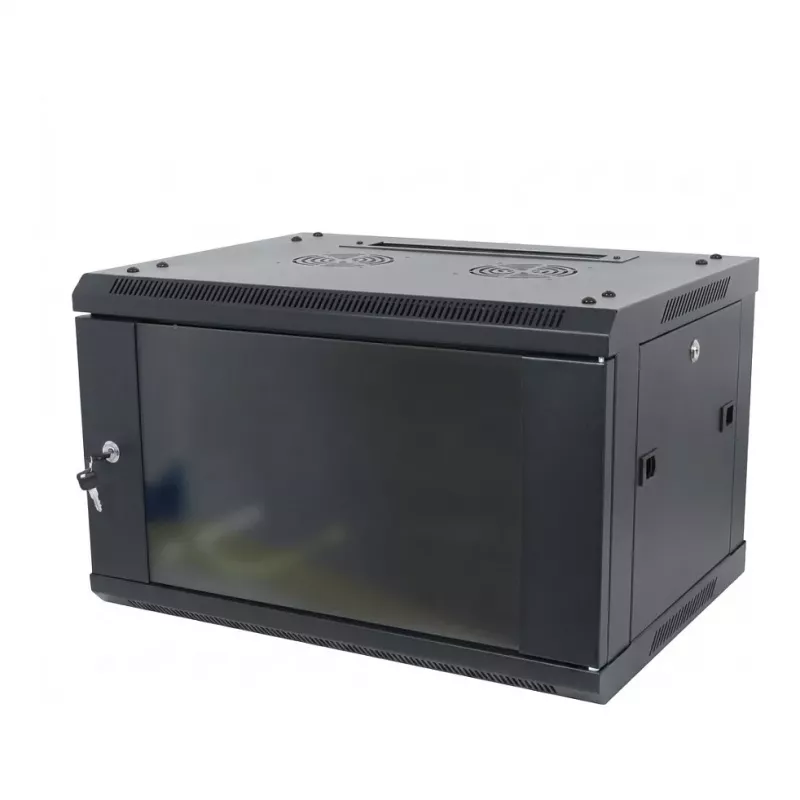 ALLNET SMA-Series 19 ιντσών Επιτοίχιο ντουλάπι 9U 1 τεμ. Βάθος 600mm Μαύρο Flat Pack