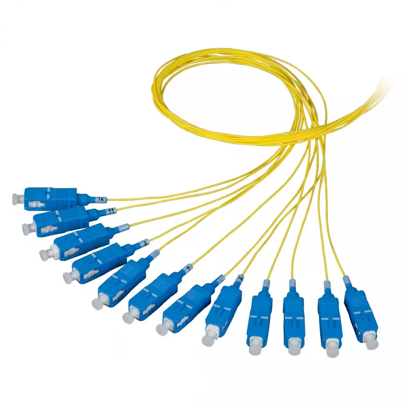 EFB Elektronik FTTH Pigtail SC/APC OS2 G.657.A2 9/125µm Κίτρινο 2m