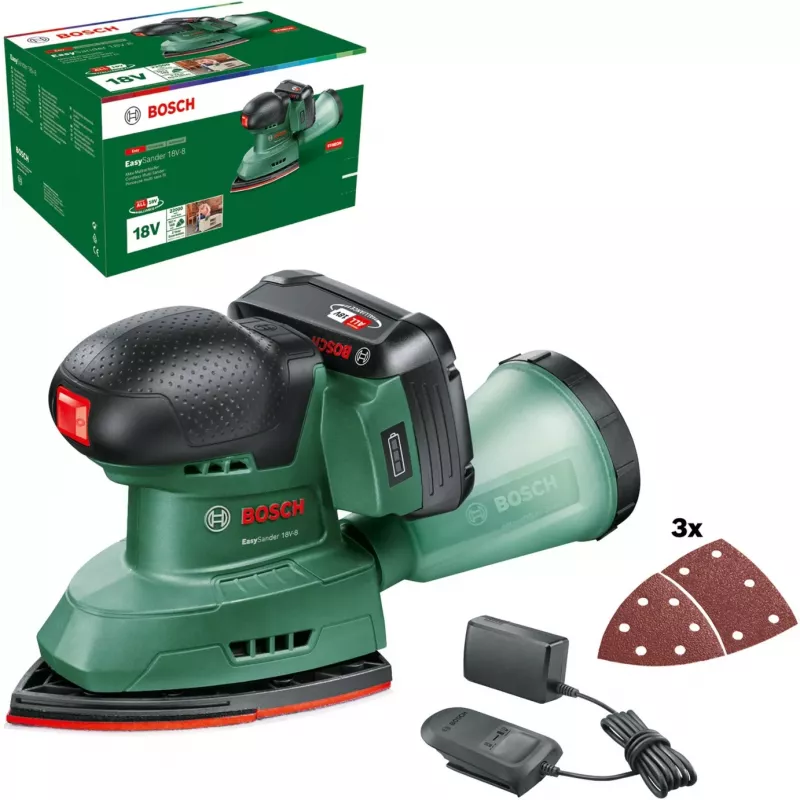 Bosch EasySander 18V-8 Σετ μπαταρίας πολυλειαντήρα 2,0Ah POWER FOR ALL