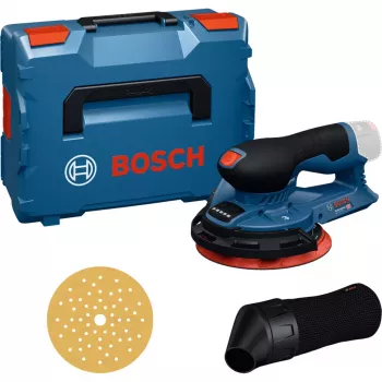Bosch Professional GEX 12V-150-3 Μπαταρίας εκκεντρικός λειαντήρας (12V, 150 mm, Brushless EC Motor, σε L-BOXX)