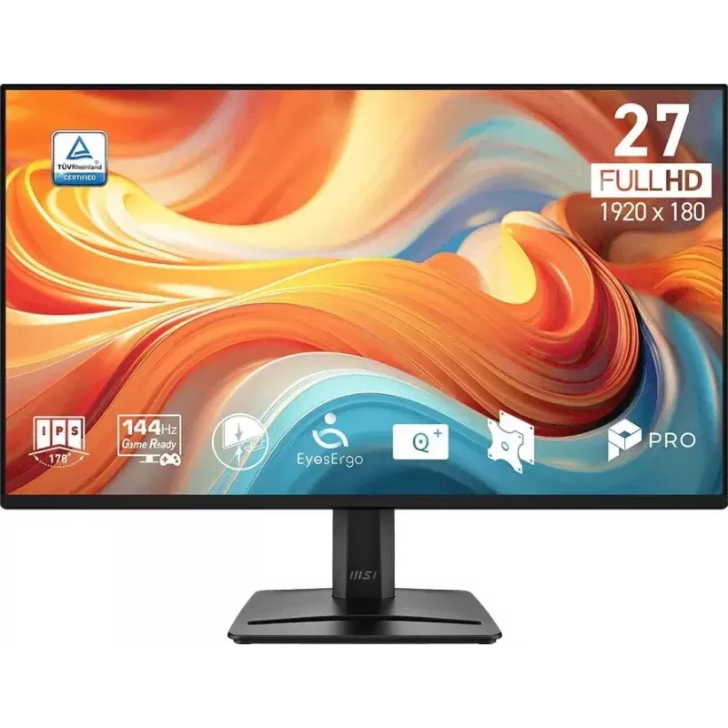 MSI PRO MP275 E14L 27 inch Full HD IPS 75Hz Monitor μαύρο
