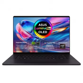 ASUS ProArt P16 H7606WR-SE058X Ryzen AI 9 HX 370 16,0 ιντσών 4K OLED 120Hz 1600nits Anti-Reflective φορητός υπολογιστής 32GB LPDDR5X 1TB SSD GeForce RTX 5070 Ti 12GB FHD κάμερα 90WHrs Windows 11 Pro Aluminium Nano Black