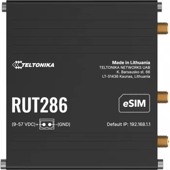 Teltonika RUT286 4G/LTE/3G RS232 RS485 Global POE Βιομηχανικός Router