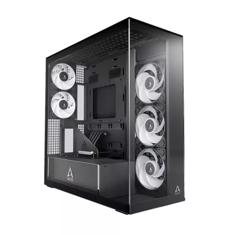 ARCTIC Xtender VG Midi-Tower Κουτί PC, ATX, Μαύρο, διάφανο γυαλί