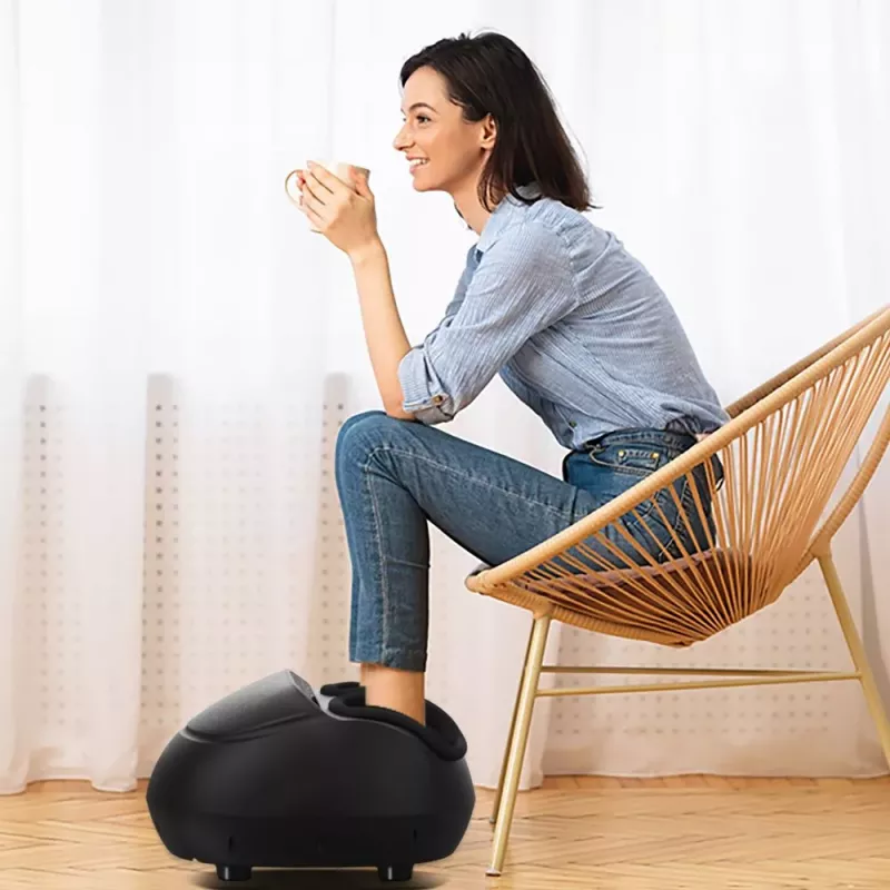 RENPHO Shiatsu Συσκευή Μάλαξης Ποδιών για Περιτονίτιδα, Μαύρη