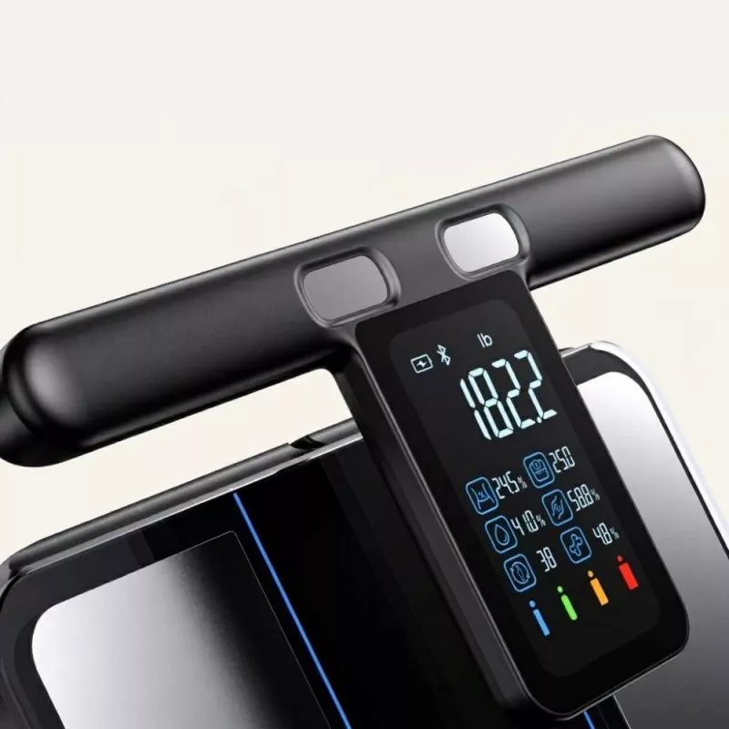 RENPHO MorphoScan MSC01 Ζυγαριά, Μαύρο/Ασημί, USB-C, Bluetooth