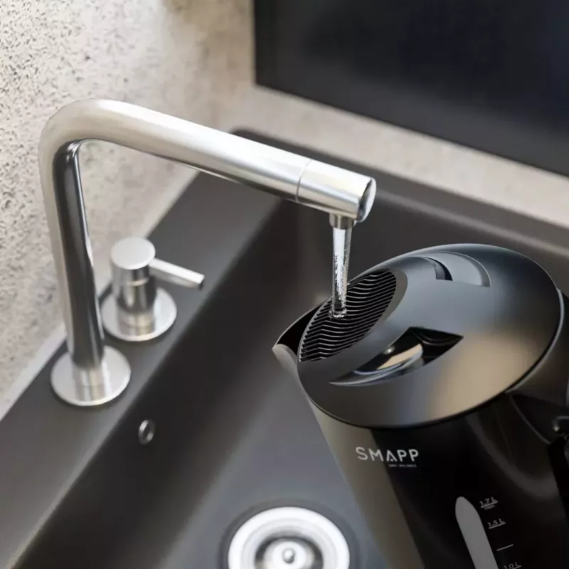 SMAPP βραστήρας χωρίς καλώδιο 1,7L μαύρο 2200W
