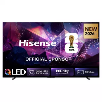 Hisense 100Q7S PRO 100 ίντσες 4K Hi-QLED Smart TV 144Hz 6ms HDR Wi-Fi Bluetooth μαύρο/γκρι