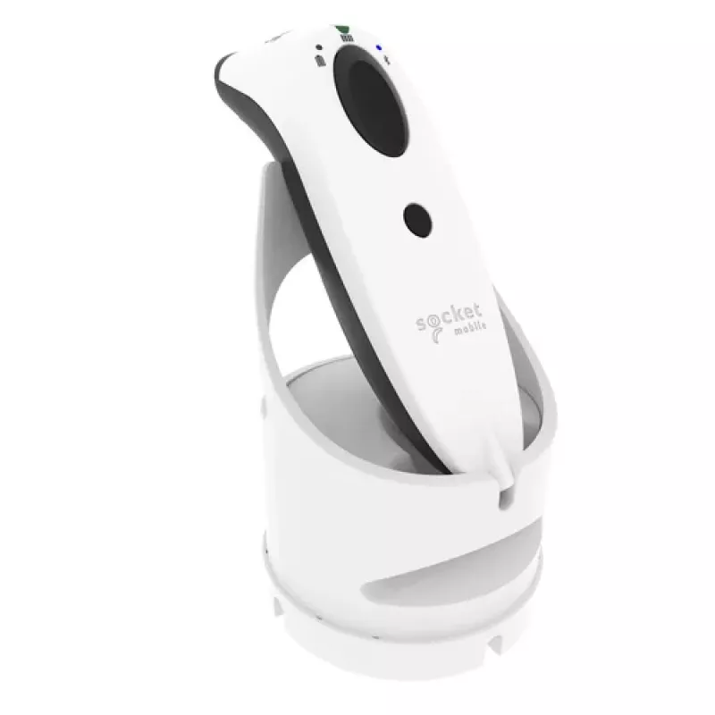 Socket Mobile SocketScan S720 Φορητός σαρωτής barcode 1D 2D Ασύρματος Bluetooth Λευκό με βάση φόρτισης