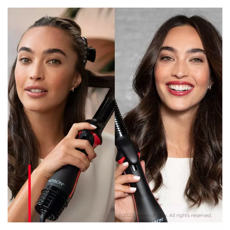 REVLON Πιστολάκι μαλλιών και Multistyler One-Step OneStep Μαύρο Κόκκινο (RVDR5333E)