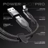 STATIK PowerPivot Pro Πλεκτό καλώδιο Nylon USB-C σε USB-C 3m Μαύρο