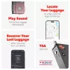 KEYSMART SmartLock TSA Approved Find My Κλειδαριά Μαύρο