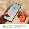 Chipolo LOOP – Επαναφορτιζόμενος ιχνηλάτης Bluetooth με βρόχο σιλικόνης για iOS & Android, συσκευασία 4 τεμ. (Charcoal, Chalk, Navy, Coral)