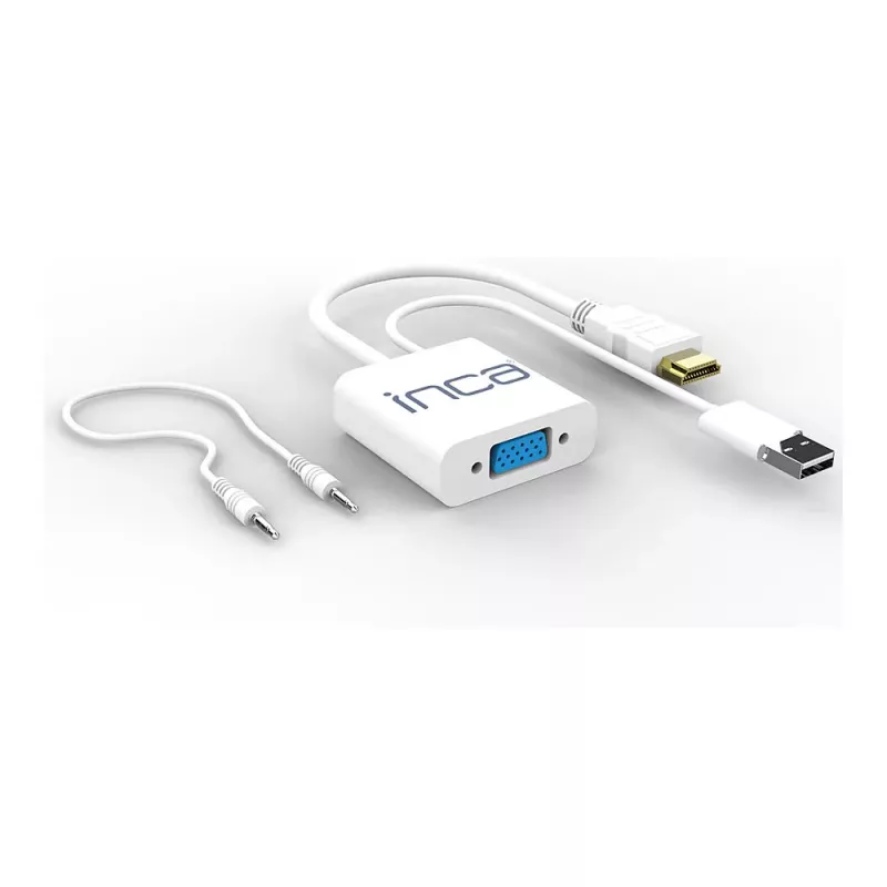 INCA Μετατροπέας VGA σε HDMI + USB + Ήχο IVTH-01