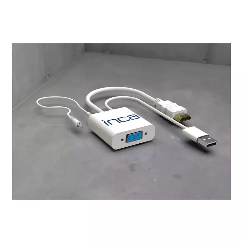 INCA Μετατροπέας VGA σε HDMI + USB + Ήχο IVTH-01