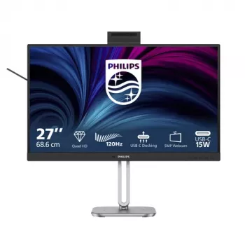 Philips 27B2U4601H 4000 Series 27 ίντσες IPS Οθόνη QHD με USB-C 90W PD, Κάμερα web, KVM