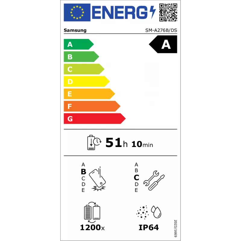 Samsung Galaxy A27 A276 5G 8GB RAM 256GB - Μαύρο