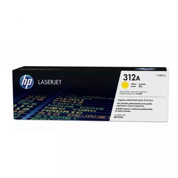 HP 312A (CF382AC) Γνήσιο Τόνερ, Κίτρινο, 2.700 Σελίδες