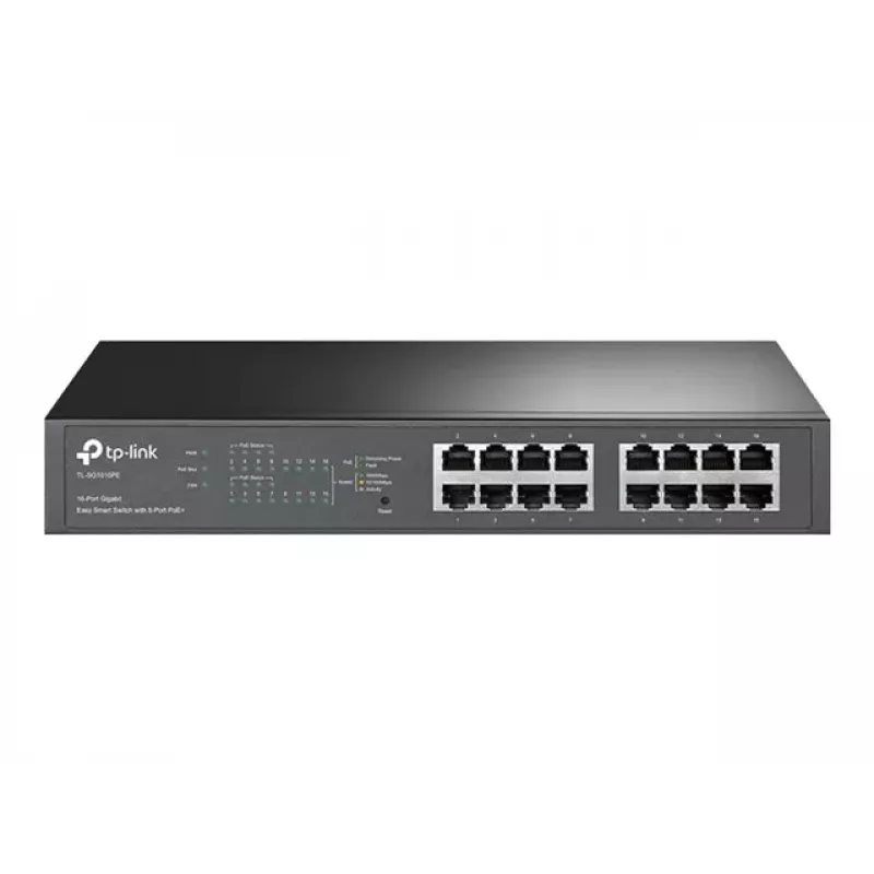 TP-LINK TL-SG1016PE 16-Port Gigabit Easy Smart PoE+ Switch (110W, 8 Θύρες PoE+, Rackmountable)
