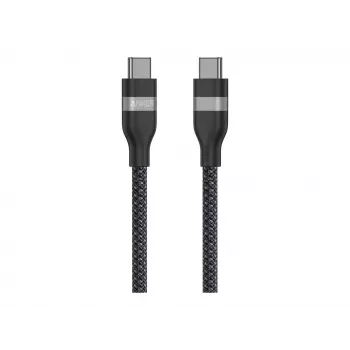 Anker USB C to USB C 240W Upcycled-Braided Καλώδιο Γρήγορης Φόρτισης A82E2 (1,8 m, Μαύρο)