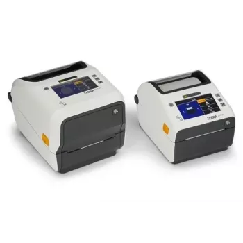 Zebra ZD621d-HC άμεσης θερμικής εκτύπωσης εκτυπωτής ετικετών - 203 dpi - 4,3 ίντσες έγχρωμη οθόνη αφής LCD - USB 2.0, LAN, Σειριακή, USB Host - λευκό
