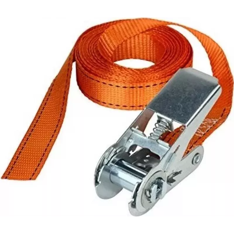 Master Lock Ratchet Tie-Down Strap 3209EURDAT - 5m, 400kg WLL, πορτοκαλί