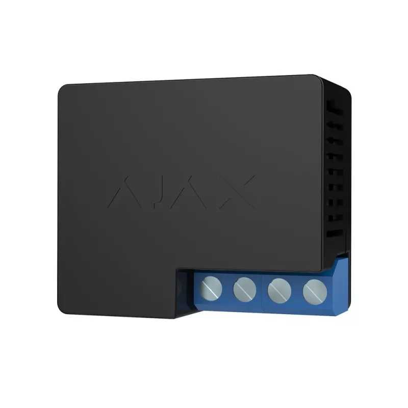 Ajax WallSwitch Smart Relay διακόπτης τοίχου μαύρο