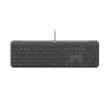 Logitech Signature Slim Wired K620 for Business, ελβετικό layout, Graphite