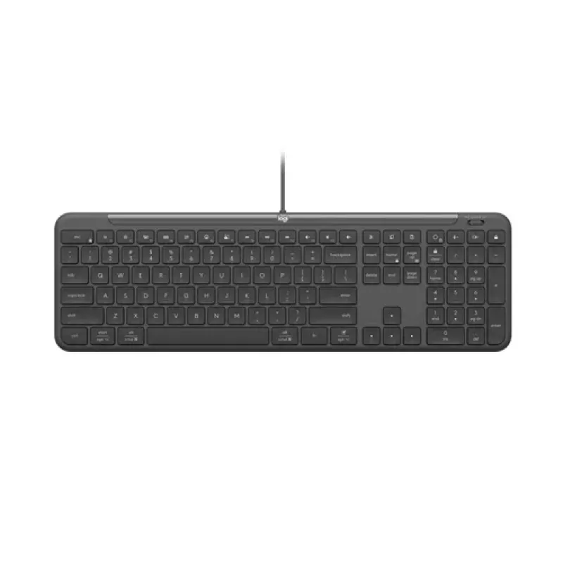 Logitech Signature Slim Wired K620 for Business, ελβετικό layout, Graphite