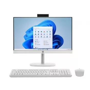 HP All-in-One 24-cr1008na, Intel Core Ultra 5 125U, 8 GB RAM, 512 GB SSD, 23,8 ίντσες Full HD IPS, Windows 11 Home, λευκό (ανακατασκευασμένο)