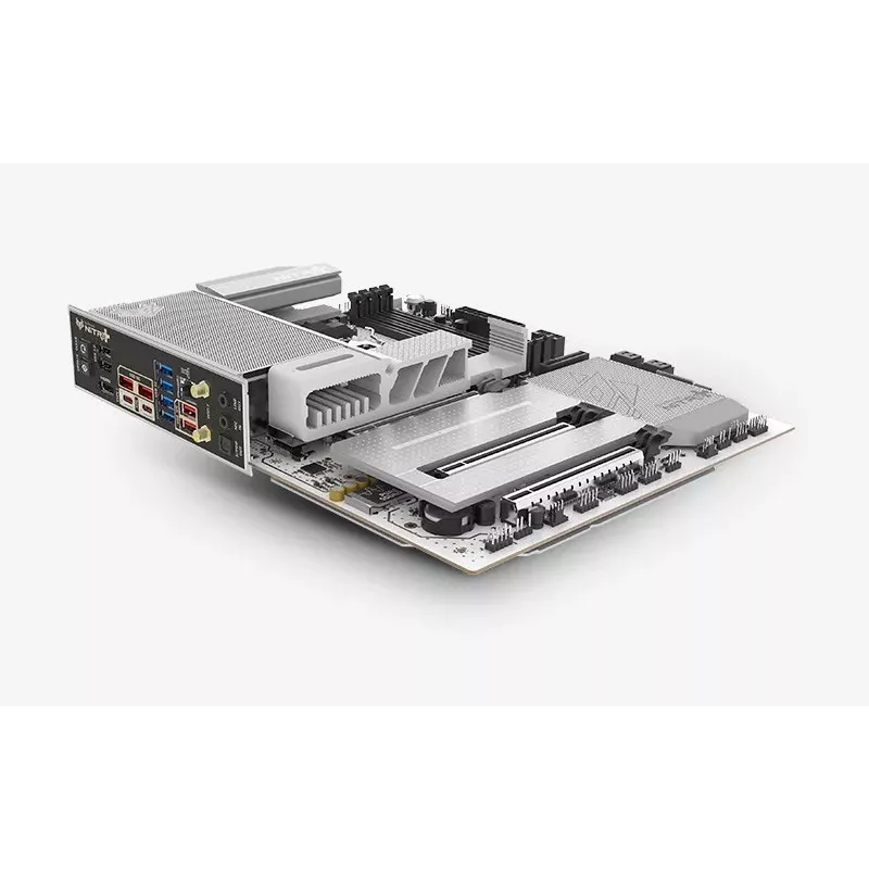 SAPPHIRE NITRO+ X870EA PHANTOMLINK P.E Μητρική, AMD X870E, Socket AM5, DDR5, Wi-Fi 7, λευκό/μαύρο