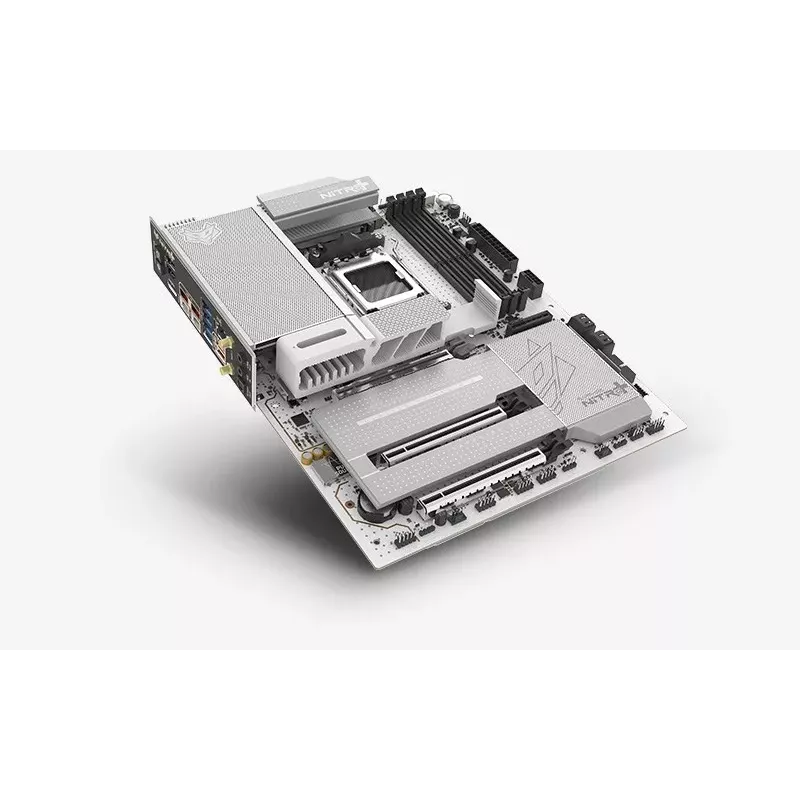 SAPPHIRE NITRO+ X870EA PHANTOMLINK P.E Μητρική, AMD X870E, Socket AM5, DDR5, Wi-Fi 7, λευκό/μαύρο