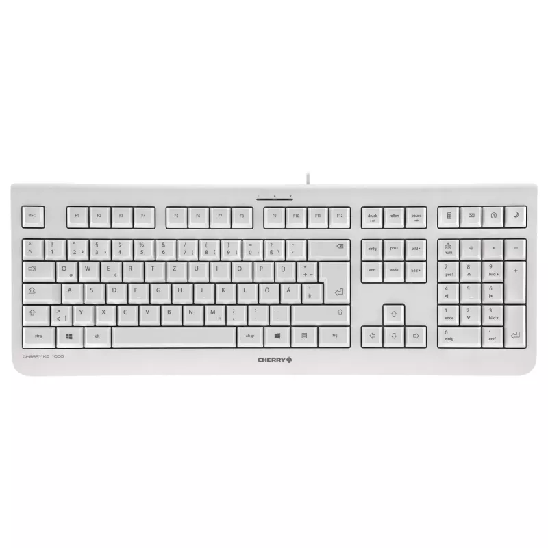 Cherry KC 1000 Πληκτρολόγιο - Pan Nordic - ανοιχτό γκρι